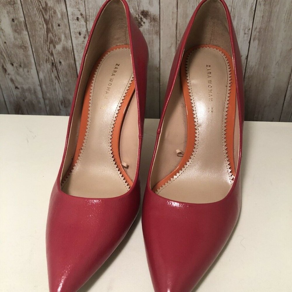EUC Zara Red Heels Size 38